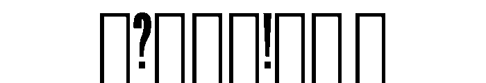 Reformationv01 CompressedBlack Instance Font OTHER CHARS