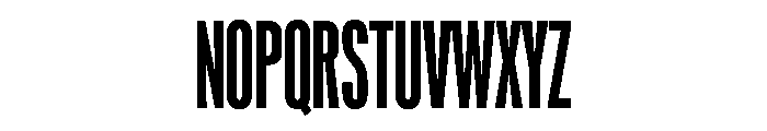 Reformationv01 CompressedExtrabold Instance Font UPPERCASE