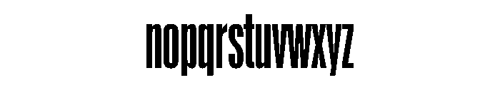 Reformationv01 CompressedExtrabold Instance Font LOWERCASE