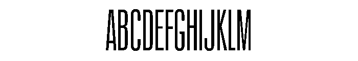 Reformationv01 CompressedMedium Instance Font UPPERCASE