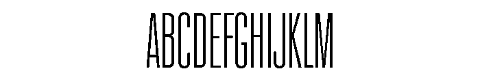 Reformationv01 CompressedRegular Instance Font UPPERCASE