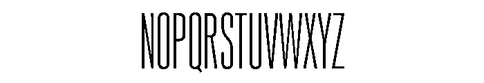 Reformationv01 CompressedRegular Instance Font UPPERCASE