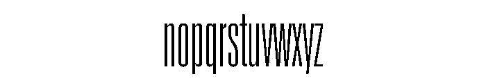Reformationv01 CompressedRegular Instance Font LOWERCASE