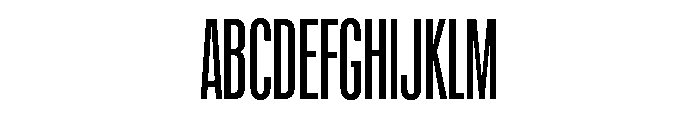 Reformationv01 CompressedSemibold Instance Font UPPERCASE