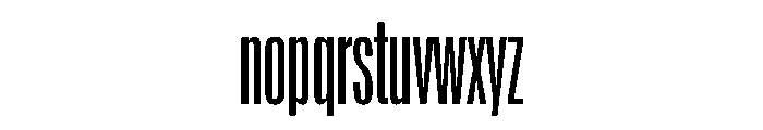 Reformationv01 CompressedSemibold Instance Font LOWERCASE