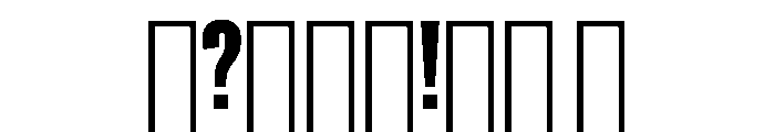 Reformationv01 CondensedBlack Instance Font OTHER CHARS