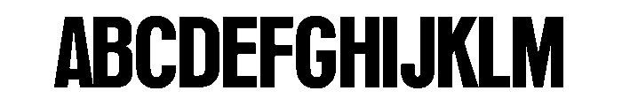 Reformationv01 CondensedBlack Instance Font UPPERCASE