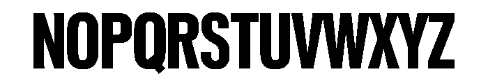 Reformationv01 CondensedBlack Instance Font UPPERCASE