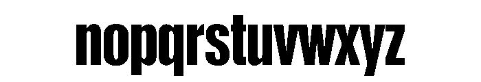 Reformationv01 CondensedBlack Instance Font LOWERCASE