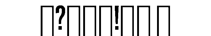 Reformationv01 CondensedBold Instance Font OTHER CHARS