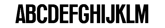 Reformationv01 CondensedExtrabold Instance Font UPPERCASE