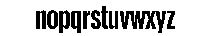 Reformationv01 CondensedExtrabold Instance Font LOWERCASE