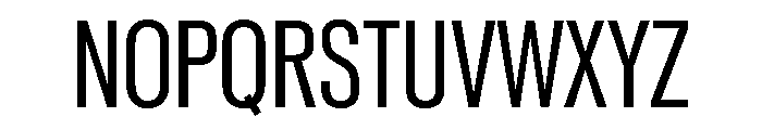 Reformationv01 CondensedMedium Instance Font UPPERCASE
