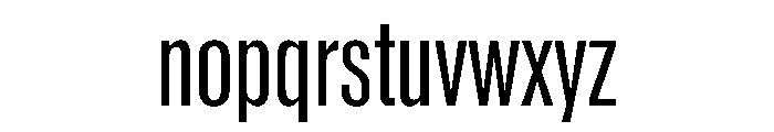 Reformationv01 CondensedMedium Instance Font LOWERCASE