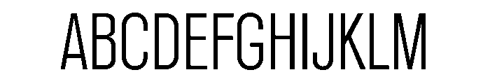 Reformationv01 CondensedRegular Instance Font UPPERCASE