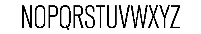 Reformationv01 CondensedRegular Instance Font UPPERCASE