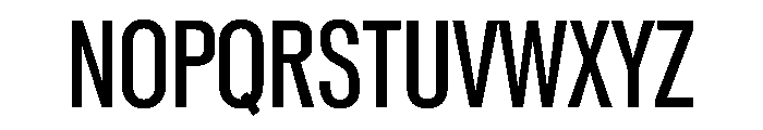 Reformationv01 CondensedSemibold Instance Font UPPERCASE