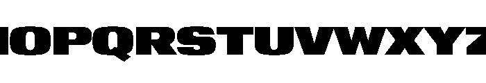 Reformationv01 ExtrawideBlack Instance Font UPPERCASE