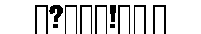 Reformationv01 NarrowBlack Instance Font OTHER CHARS