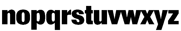 Reformationv01 NarrowBlack Instance Font LOWERCASE