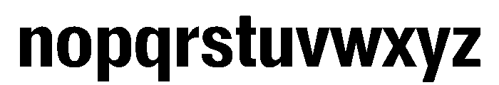 Reformationv01 NarrowBold Instance Font LOWERCASE