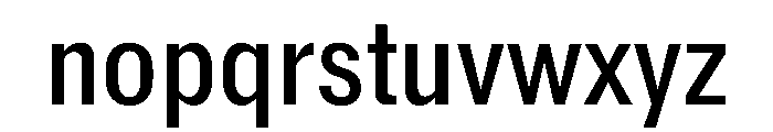 Reformationv01 NarrowMedium Instance Font LOWERCASE