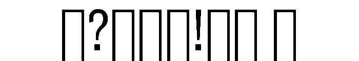 Reformationv01 NarrowRegular Instance Font OTHER CHARS