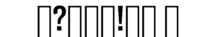 Reformationv01 NarrowSemibold Instance Font OTHER CHARS