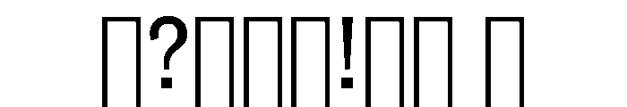 Reformationv01 Regular Instance Font OTHER CHARS