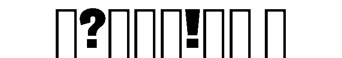 Reformationv01 WideBlack Instance Font OTHER CHARS
