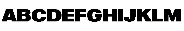 Reformationv01 WideBlack Instance Font UPPERCASE