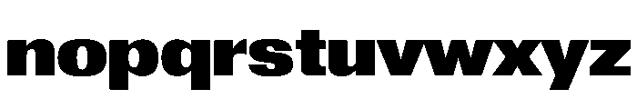 Reformationv01 WideBlack Instance Font LOWERCASE