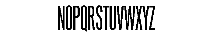Reformationv0.1Compressed Semibold Font UPPERCASE