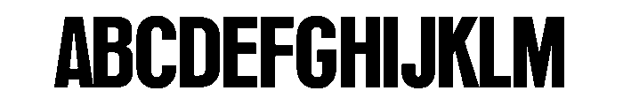 Reformationv0.1Condensed Black Font UPPERCASE