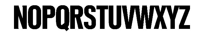 Reformationv0.1Condensed Black Font UPPERCASE