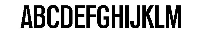 Reformationv0.1Condensed Bold Font UPPERCASE