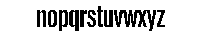 Reformationv0.1Condensed Bold Font LOWERCASE