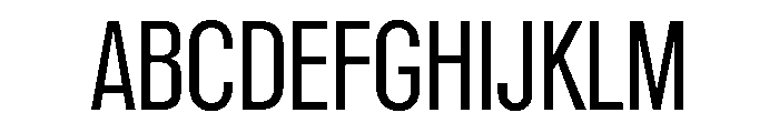 Reformationv0.1Condensed Medium Font UPPERCASE
