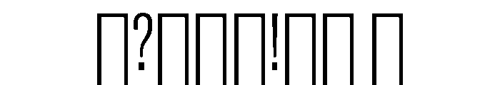 Reformationv0.1Condensed Regular Font OTHER CHARS