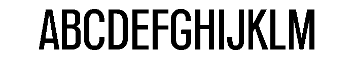 Reformationv0.1Condensed Semibold Font UPPERCASE
