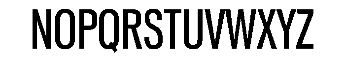 Reformationv0.1Condensed Semibold Font UPPERCASE