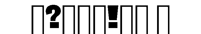 Reformationv0.1Extrawide Black Font OTHER CHARS