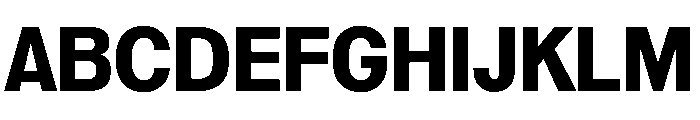 Reformationv0.1Narrow Extrabold Font UPPERCASE