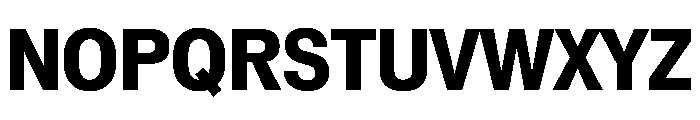 Reformationv0.1Narrow Extrabold Font UPPERCASE