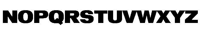 Reformationv0.1Wide Black Font UPPERCASE