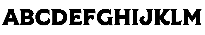 ReginaBlack Hilite0 Instance Font UPPERCASE