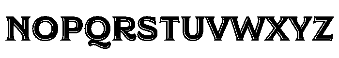 ReginaBlack Hilite25 Instance Font UPPERCASE