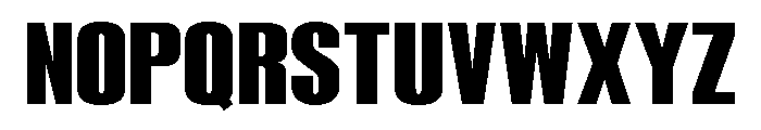 Reklame ExtraBold Font UPPERCASE