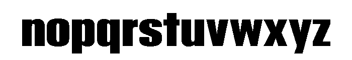Reklame ExtraBold Font LOWERCASE