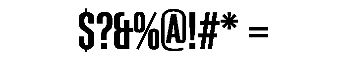 Reklame Medium Font OTHER CHARS